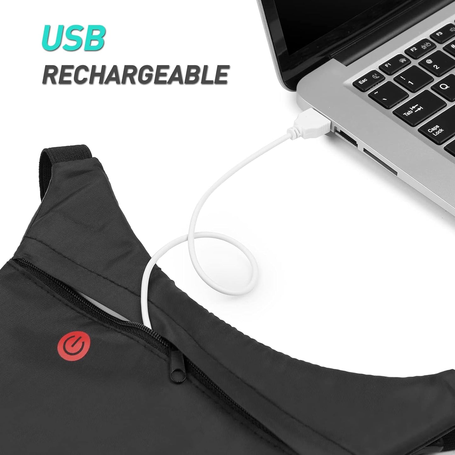 Light’n Style LED-Safety Cover mit integriertem LED-Lichtsignal, universell nachrüstbar für Rucksack, Schultasche, Büchertasche.