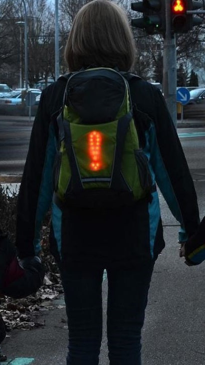 Light’n Style Funktions- Rucksack mit integriertem LED-Richtungsanzeiger und Handsender, die SICHERE Schultasche, Büchertasche – der Schulrucksack mit integrierter Sicherheit!