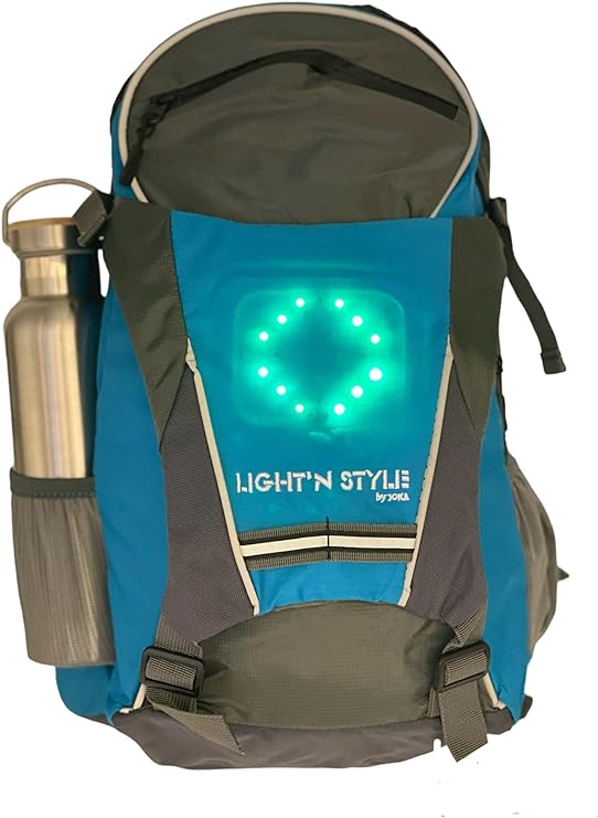 Light’n Style Funktions- Rucksack mit integriertem LED-Richtungsanzeiger und Handsender, die SICHERE Schultasche, Büchertasche – der Schulrucksack mit integrierter Sicherheit!