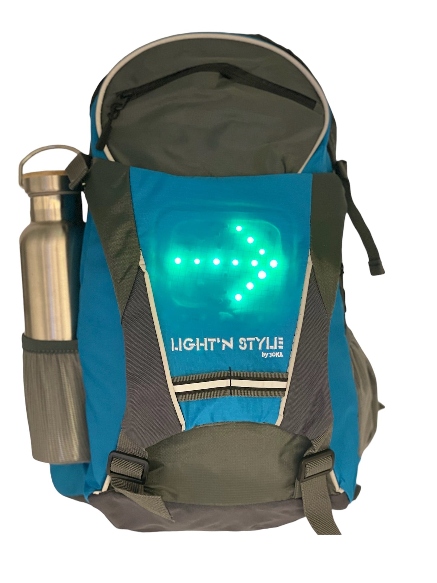 Light’n Style Funktions- Rucksack mit integriertem LED-Richtungsanzeiger und Handsender, die SICHERE Schultasche, Büchertasche – der Schulrucksack mit integrierter Sicherheit!