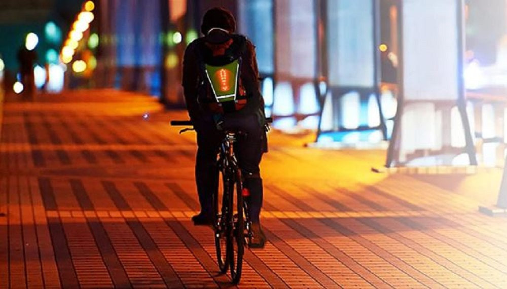 Reflektierende Warnweste, Clip, wiederaufladbar, USB, mit LED, blinkend, Sicherheitsausrüstung für Laufen, Joggen, Reiten, Fahrrad, Roller, Mountainbike, einfache Installation.