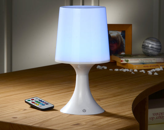 LED-Leuchte mit Farbwechsel, Fernbedienung und USB-Kabel, Farbtherapie, Deko-Licht, Nachtlicht