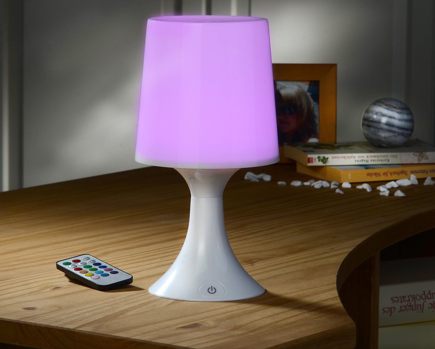 LED-Leuchte mit Farbwechsel, Fernbedienung und USB-Kabel, Farbtherapie, Deko-Licht, Nachtlicht