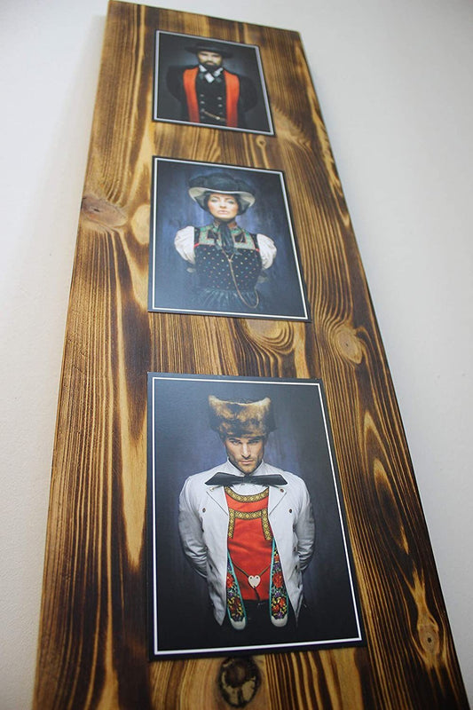 Black Forest Deko-Objekt "Matze", Holz, modern, Wohnaccessoire, Schwarzwald, Wand-Deko, mit Aufnahmen von Sebastian Wehrle