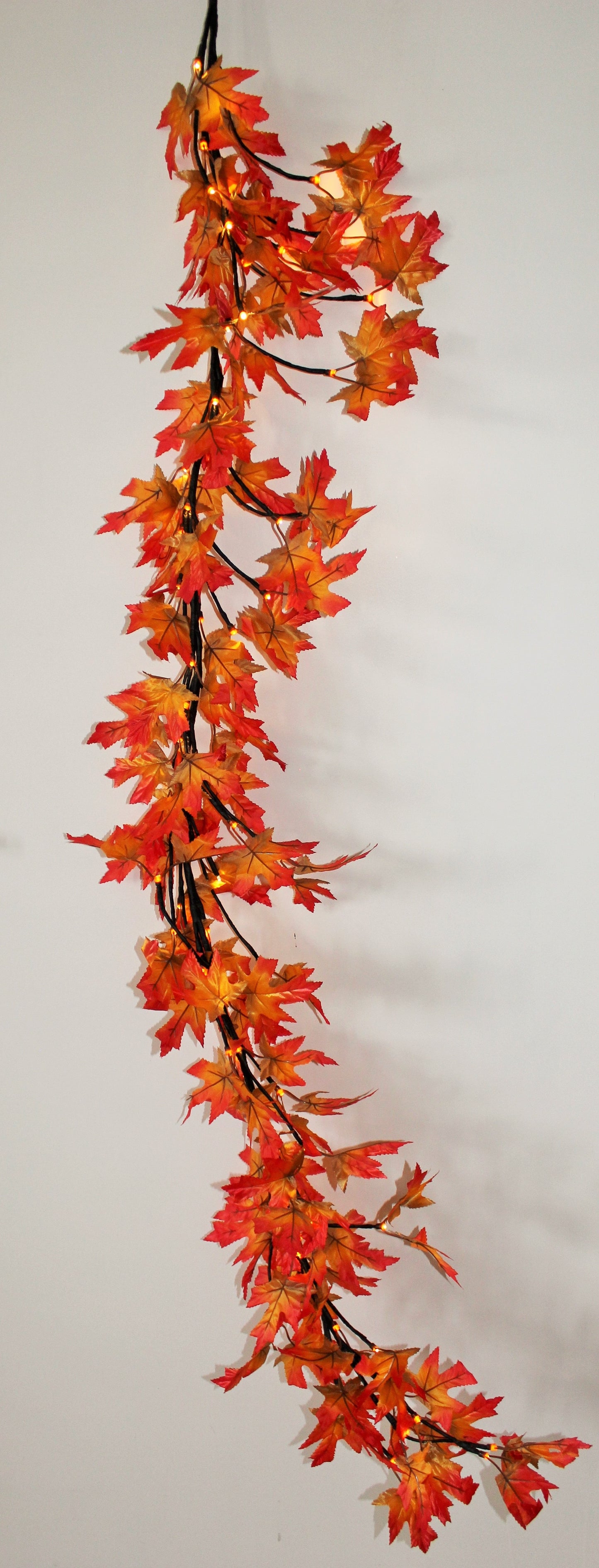 LED Lichterkette Herbst Idylle mit 64 warm weiße LEDs, 64-flammig