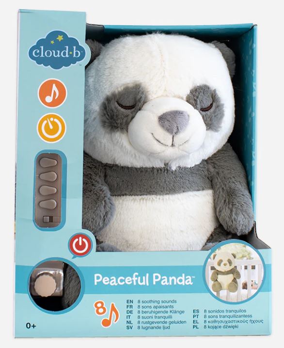 cloud b Peaceful Panda, Einschlafhilfe, Plüschtier, Kuscheltier, Wiegenlied, Baby-Spielzeug