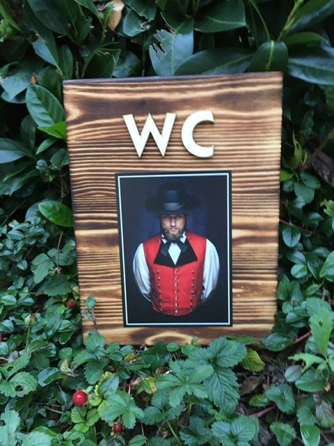 Schwarzwaldbretter WC 2er-Set "Kenny", modern, Motive von Sebastian Wehrle, Deko!