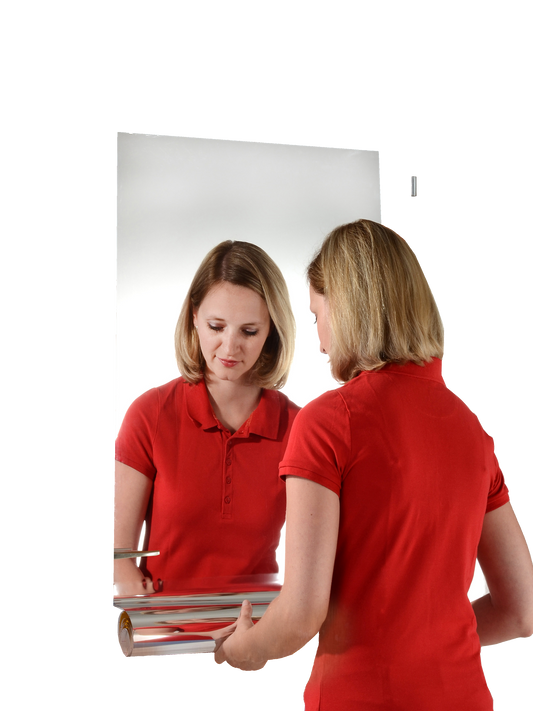 Spiegelfolie, selbstklebend, zuschneidbar, Bastelbedarf, Dekorieren