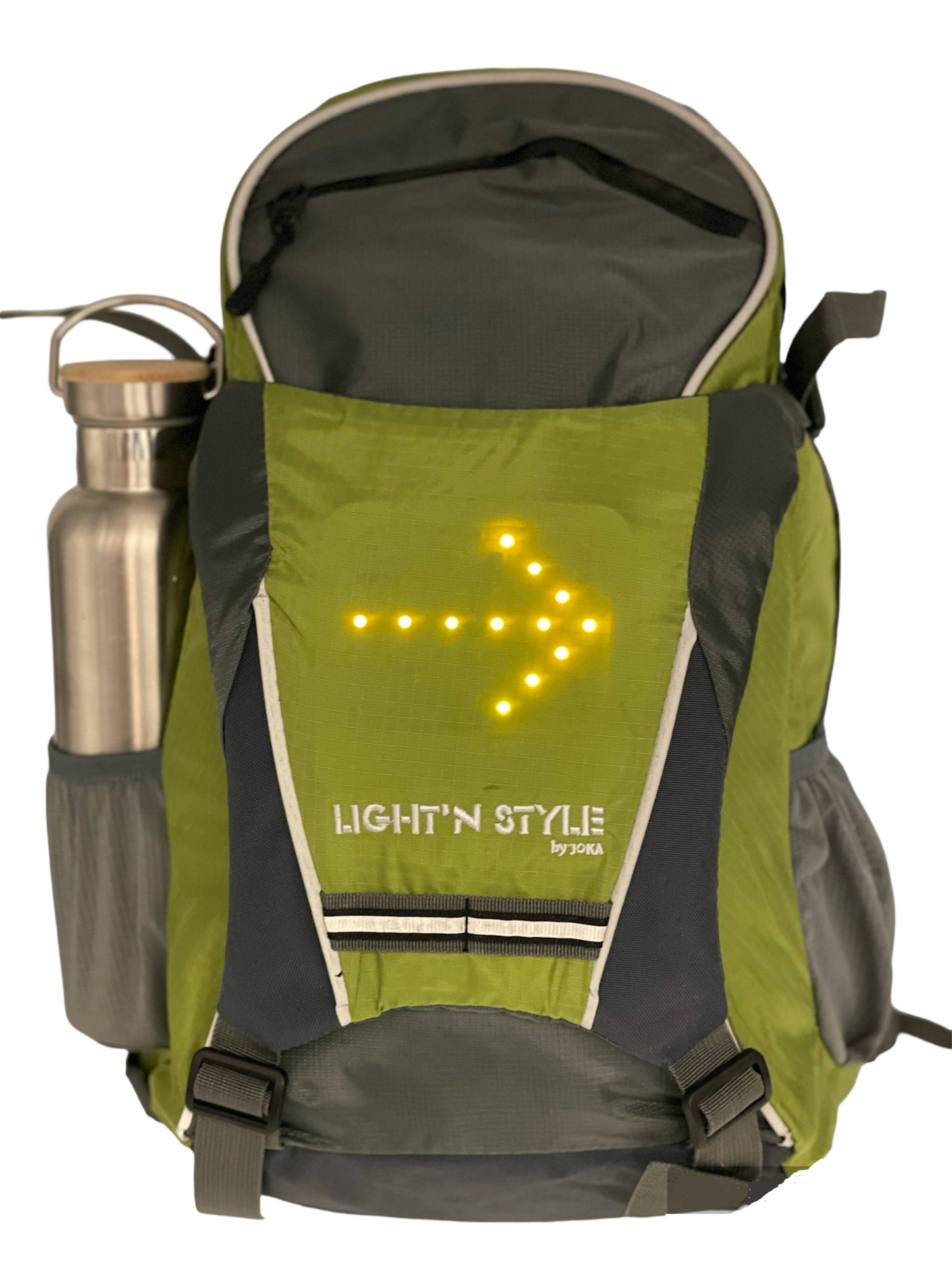 Kopie von Light’n Style Funktions- Rucksack mit integriertem LED-Richtungsanzeiger und Handsender, die SICHERE Schultasche, Büchertasche – der Schulrucksack mit integrierter Sicherheit!