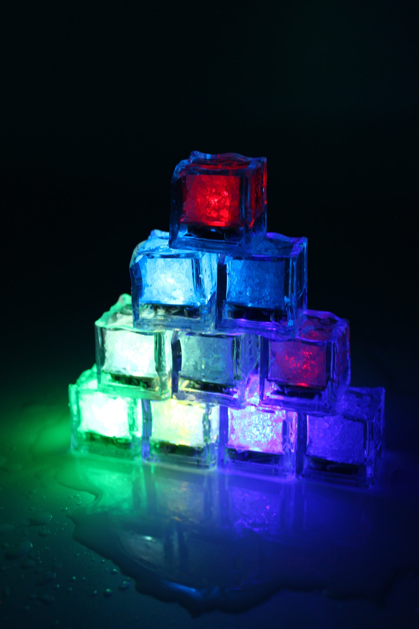 LED Eiswürfel, 4tlg., Party- und Barzubehör, Tisch-Accessoire