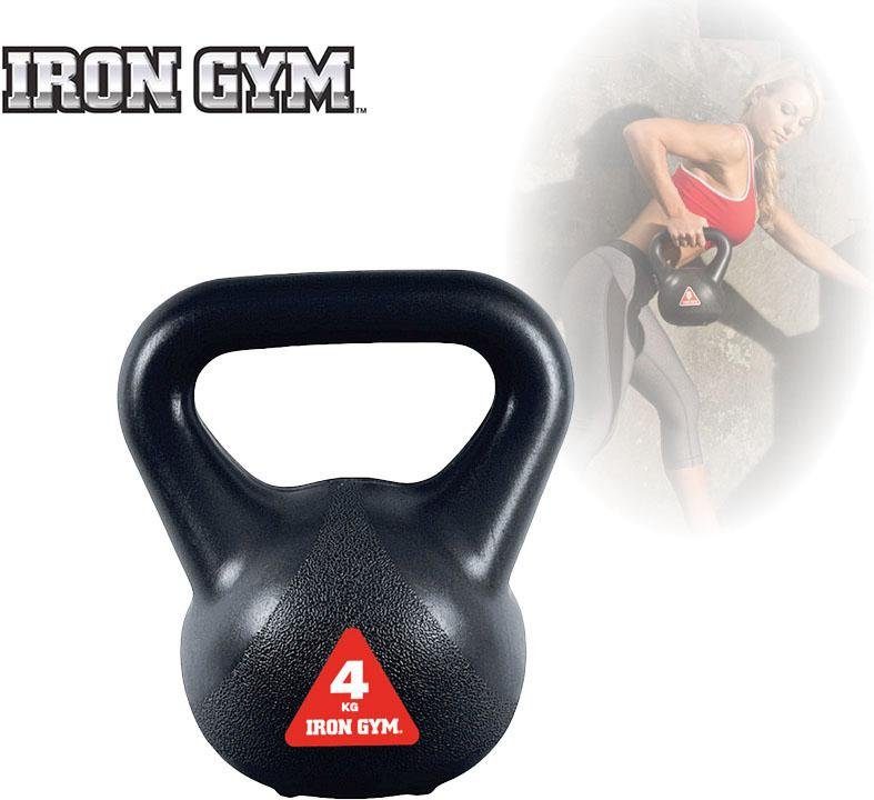 Iron Gym Kettleball, 4 kg, Ganzkörpertraining, Fitnessübung, Training mit Gewichten