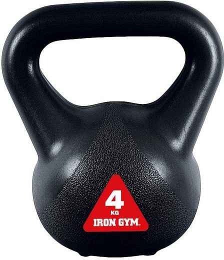 Iron Gym Kettleball, 4 kg, Ganzkörpertraining, Fitnessübung, Training mit Gewichten