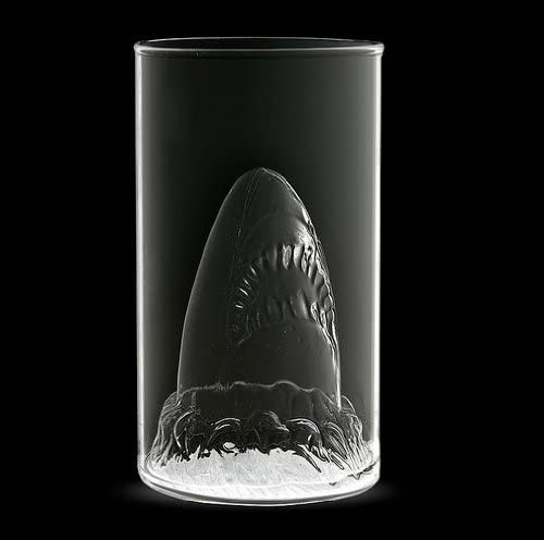 Trinkglas "Hai", 2tlg., Tischaccessoire, Geschirr, Gläserset, Bar- und Party-Zubehör