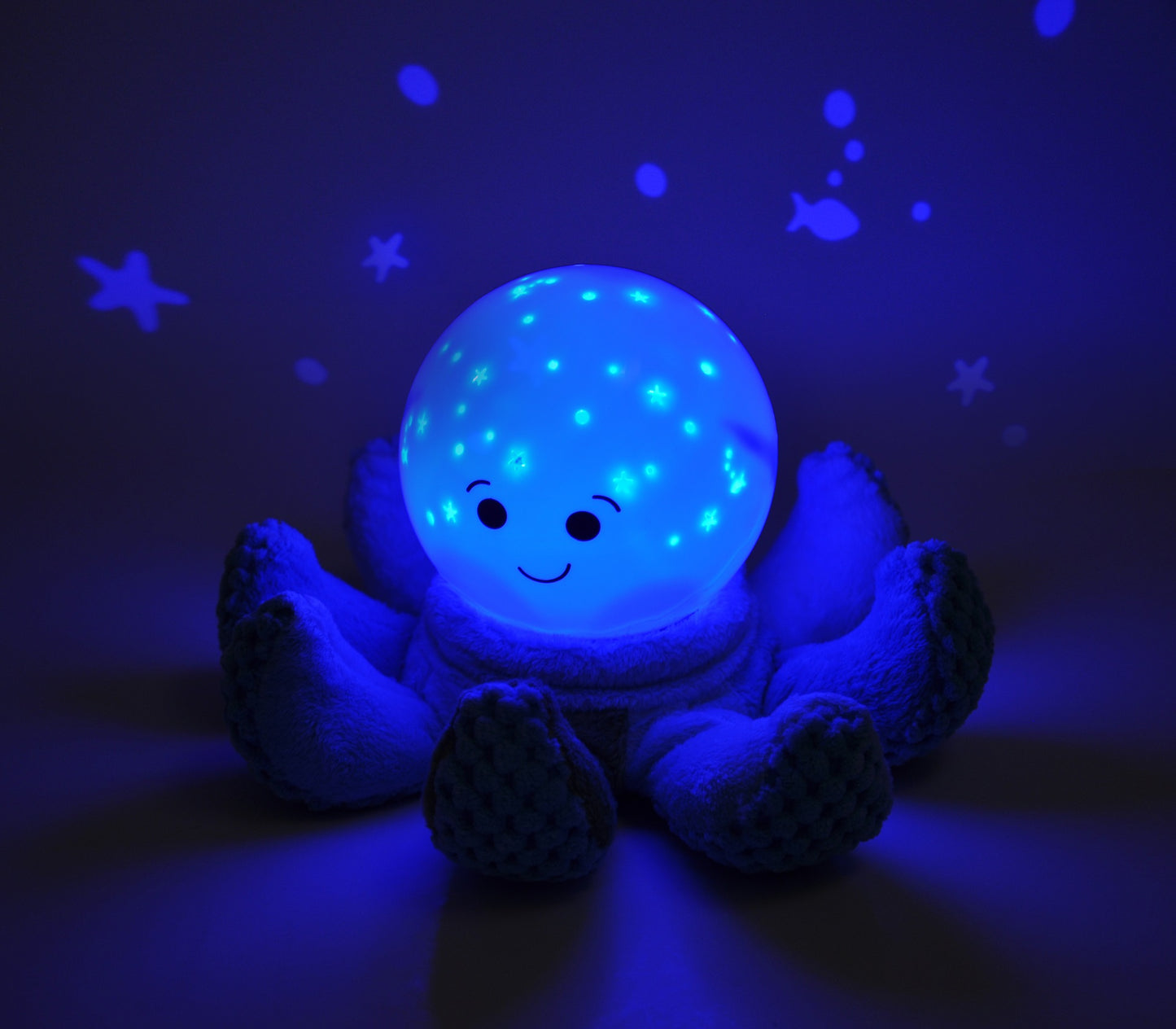 cloud b Octo Softeez, pink und hellblau, Einschlafhilfe, Nachtlicht, Baby-Schlaf