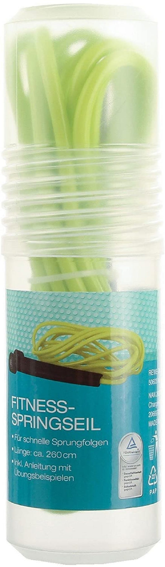 Springseil, Fitness-Seil For Sport, Farbe Grün, Gesamtlänge 260 cm