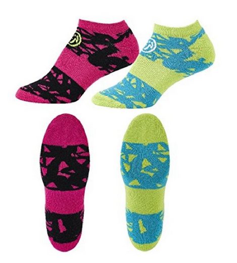 Zumba Socken 2er Set in kräftigen Farben,Sneaker,« (2-Paar) Zumba Fitness Socken